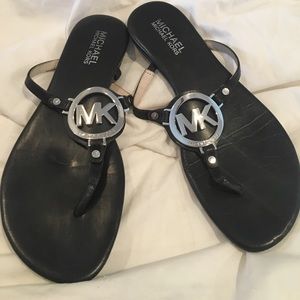 Authentic MK leather sandals